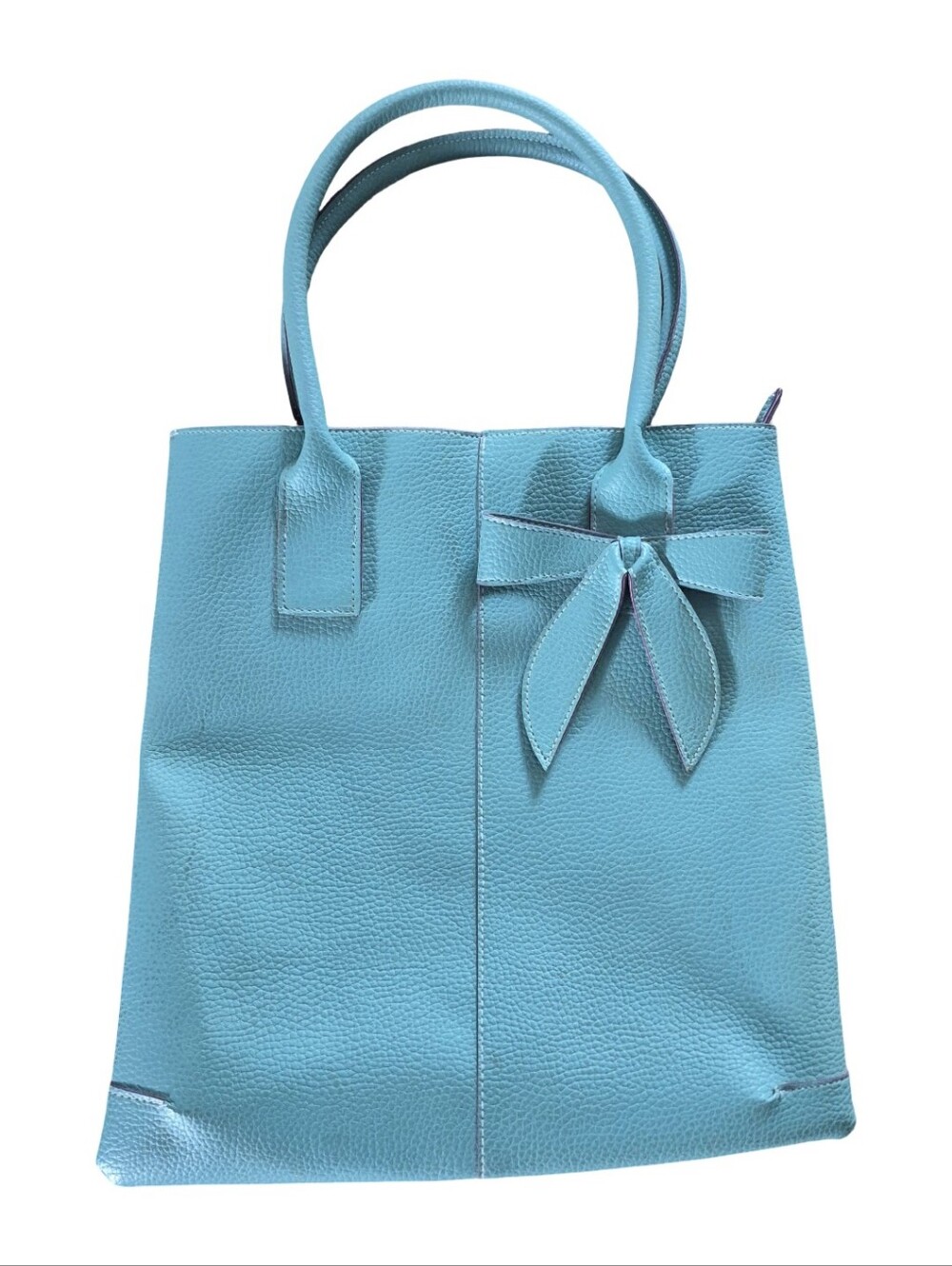 Cute Tote Purse With Zippered Outside And Inside Pockets